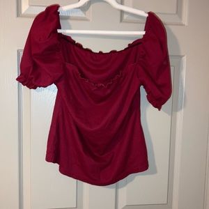 Shein puff sleeve top